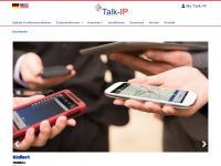 talk-ip.de Webseite Vorschau