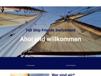 tallshipfriends.ch Webseite Vorschau