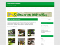 talmuseum.at Webseite Vorschau