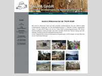 talpa-archaeologie.at Webseite Vorschau