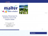 talsperre-malter.de Webseite Vorschau