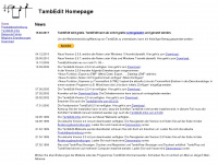 tambedit.ch Webseite Vorschau