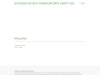 tambourcorps-hardt.de Webseite Vorschau