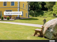 tameggerhof.at Webseite Vorschau