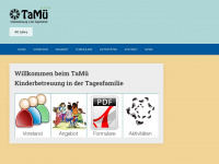 tamue.ch Webseite Vorschau