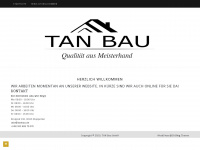 tanbau.de Webseite Vorschau