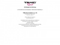 tang-rent.de Webseite Vorschau