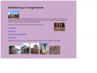 tangermuende-altmark.de Webseite Vorschau