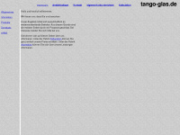 tango-glas.de Webseite Vorschau