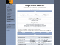 tango-muenster.de Webseite Vorschau