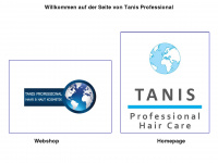 tanis-professional.de Webseite Vorschau