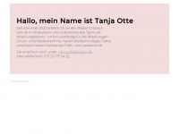 tanja-otte.de Webseite Vorschau