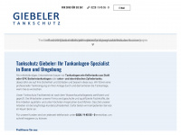 tankschutz-giebeler.de Webseite Vorschau