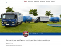 tankschutz-merz.de Webseite Vorschau