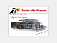 tankstelle-klaeser.de Webseite Vorschau