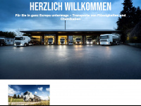 tanktransport.ch Webseite Vorschau