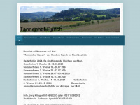 tannenhof-ranch.de Webseite Vorschau