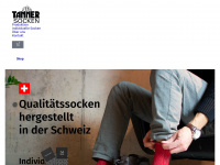 tannersocken.ch Webseite Vorschau