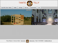 tante-tilly.de Webseite Vorschau