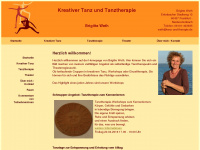tanz-und-therapie.de Webseite Vorschau