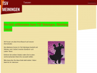 tanzen-in-meiningen.de Webseite Vorschau
