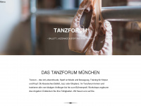 tanzforum-muenchen.de Webseite Vorschau