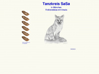 tanzkreis-sasa.de Webseite Vorschau