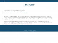 tanzkultur.ch Webseite Vorschau