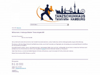tanzschuhhaus.de Webseite Vorschau