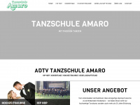 tanzschule-amaro.de Webseite Vorschau