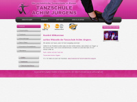 tanzschule-achim-juergens.de Webseite Vorschau