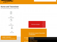 tanzschule-frank.at Webseite Vorschau