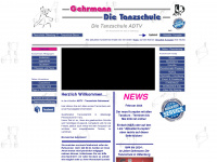 tanzschule-gehrmann.de Webseite Vorschau