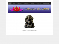 tanzschule-lotus.de Webseite Vorschau