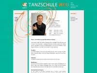 tanzschule-neu.de Webseite Vorschau