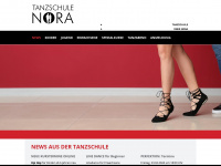 tanzschule-nora.at Webseite Vorschau