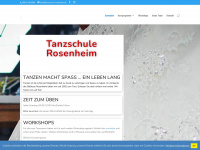 tanzschule-rosenheim.de Webseite Vorschau