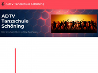 tanzschule-schoening.de Webseite Vorschau
