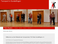 tanzsport-gundelfingen.de Webseite Vorschau