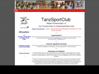 tanzsportclub-vs.de Webseite Vorschau