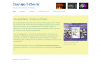 tanzsporttheater.de Webseite Vorschau