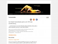 tanzwerkstaette.at Webseite Vorschau