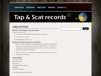tap-and-scat-records.de Webseite Vorschau