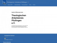 tap-theologie.de Webseite Vorschau