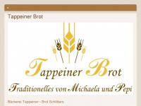 tappeiner-brot.at Webseite Vorschau