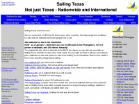 sailingtexas.com Webseite Vorschau