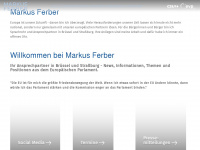 markus-ferber.de Webseite Vorschau