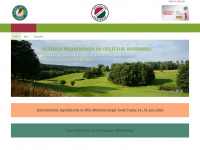 golfclub-augsburg.de Webseite Vorschau