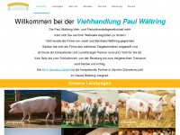 waeltring-vieh.de Webseite Vorschau