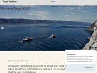 targa-yachten.de Webseite Vorschau